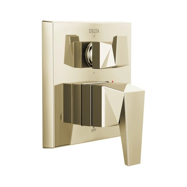 Valve Trim Trillian 14 with 6 Setting Diverter Lumicoat Black Stainless 7 Inch - Frankwebs