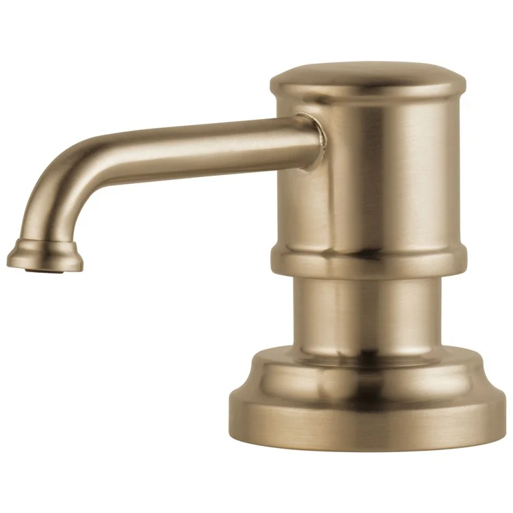 Soap Dispenser Artesso Brilliance Luxe Gold Deck Mount Plastic Metal Pump 15 Ounce - Frankwebs