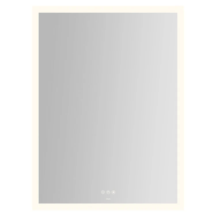 Bathroom Mirror Instinct with Perimeter Lighting Rectangular 30 x 40 Inch Wall Mount - Frankwebs