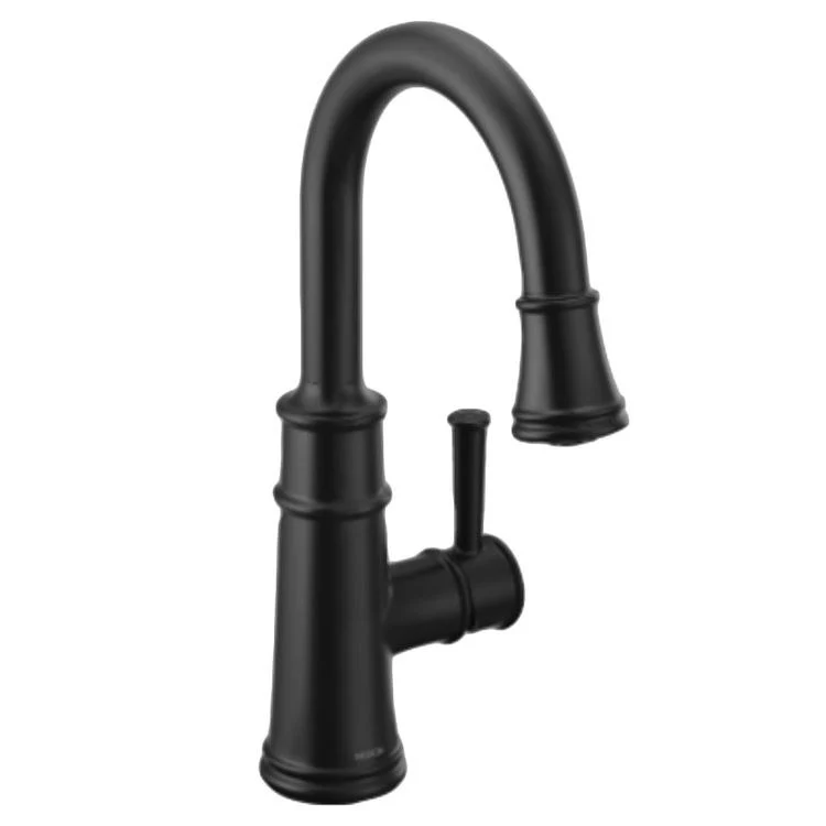 Bar Faucet Belfield 1 Lever ADA Matte Black Pull Down 1.5 Gallons per Minute - Frankwebs