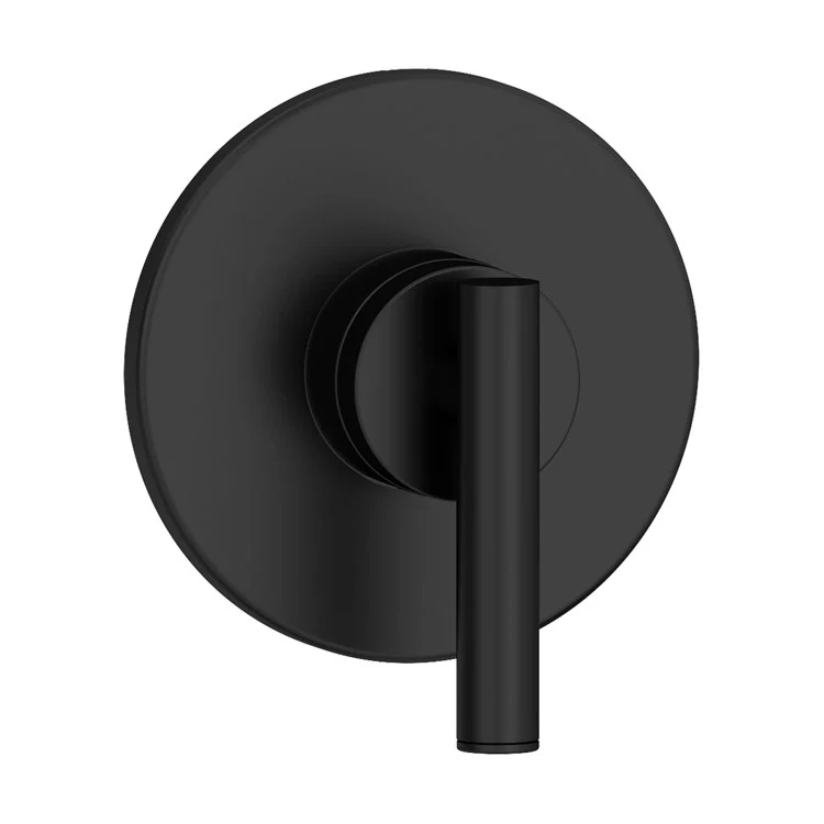 Diverter Trim Dia Round Dual Outlet Matte Black 1 Lever ADA for Dual Outlet Diverter Valve - Frankwebs