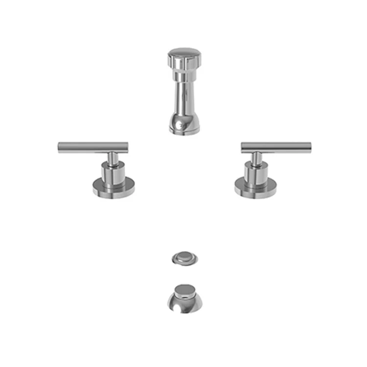 Bidet Faucet East Linear 2 Lever ADA Polished Chrome - Frankwebs