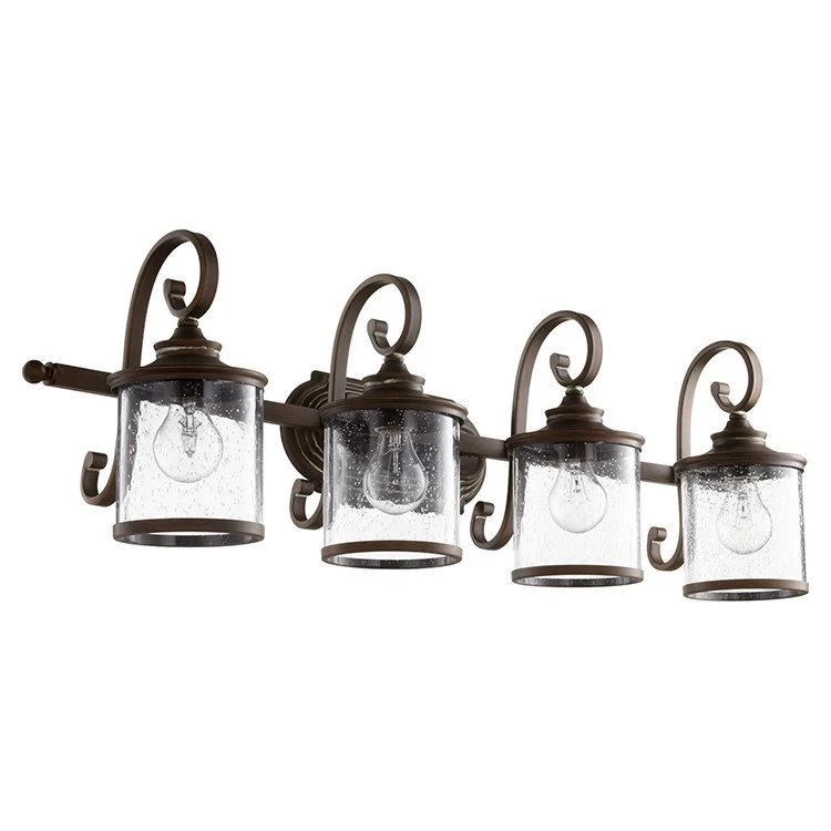 San Miguel Four-Light Bathroom Vanity Fixture - Frankwebs