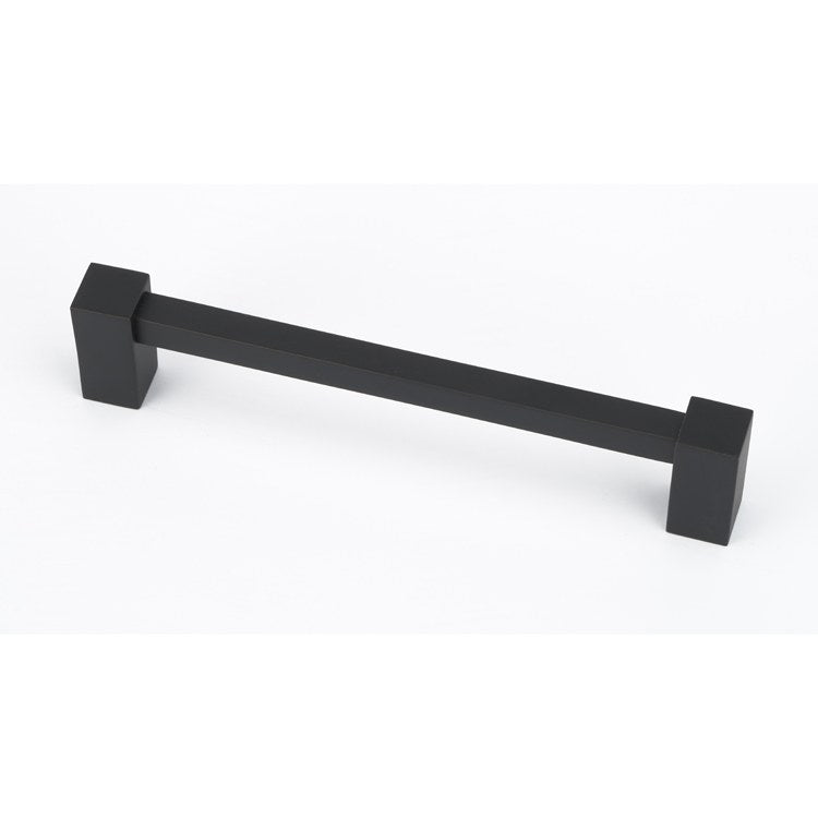 Pull Contemporary II Unlacquered Brass 6 Inch 6-5/8 Inch 1-3/8 Inch - Frankwebs