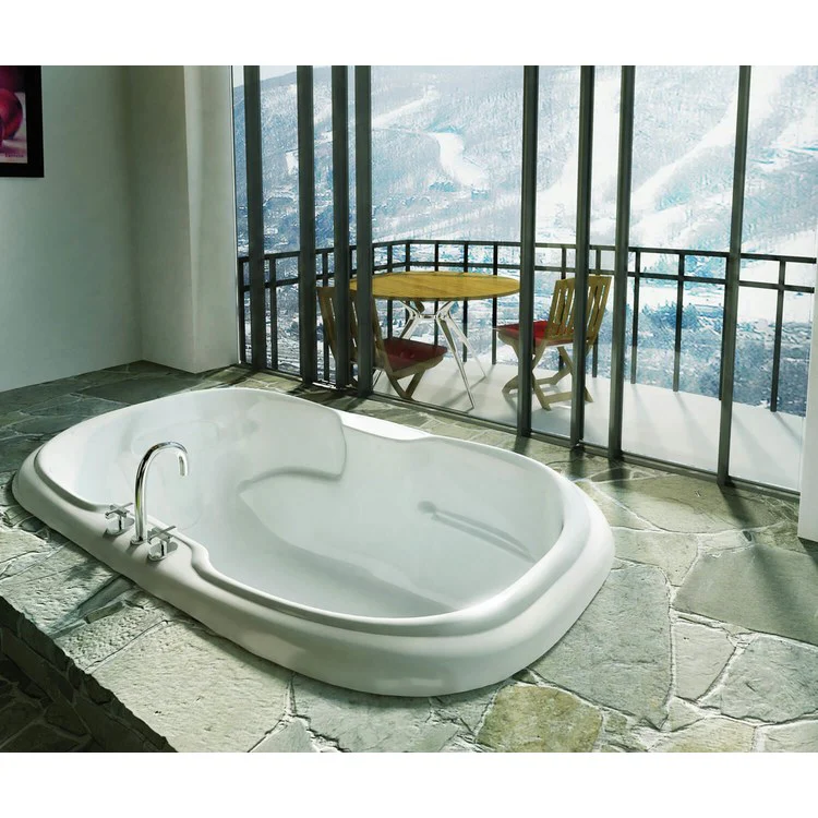 Tub Calla 66 x 42 Inch Drop-In Aerofeel Center White Acrylic - Frankwebs