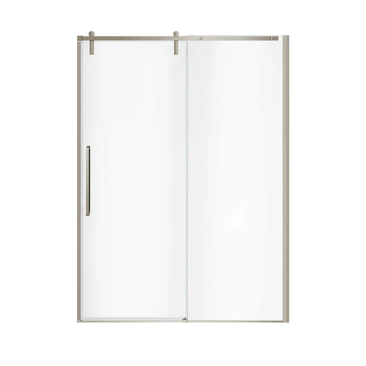 Return Panel Nebula Tempered Glass 58-1/2 x 78-3/4 Inch Matte Black - Frankwebs