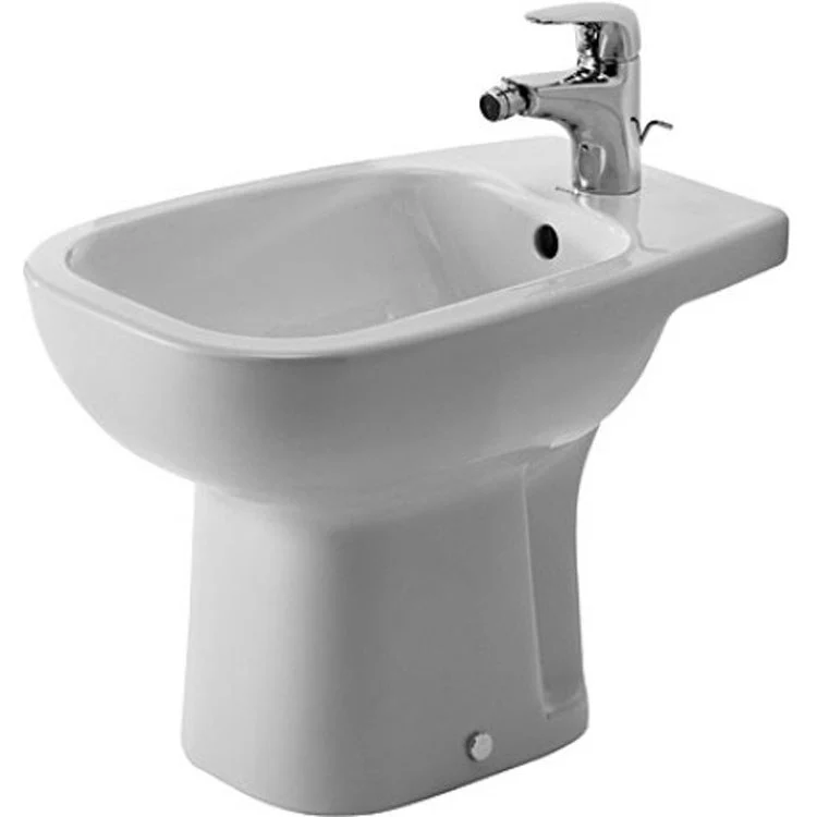 Bidet D-Code 1 Hole White Vitreous China 10 Inch 21-1/4 Inch - Frankwebs