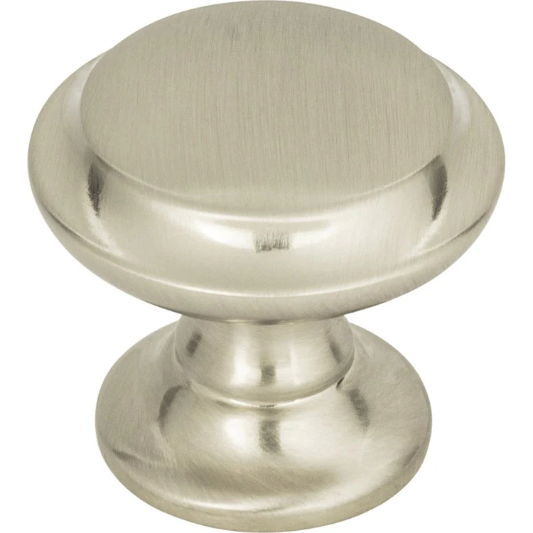 Knob Grace Barrow Brushed Satin Nickel Zinc Alloy 1-1/4 Inch - Frankwebs