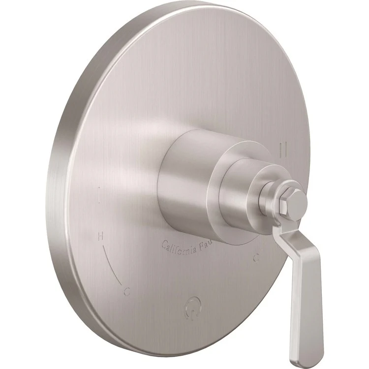 Pressure Balance Valve Trim Descanso Works Dual 1 Lever Burnished Nickel ADA - Frankwebs