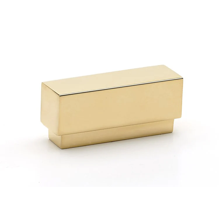 Pull Simplicity Unlacquered Brass 1-1/2 Inch 2 Inch 7/8 Inch - Frankwebs