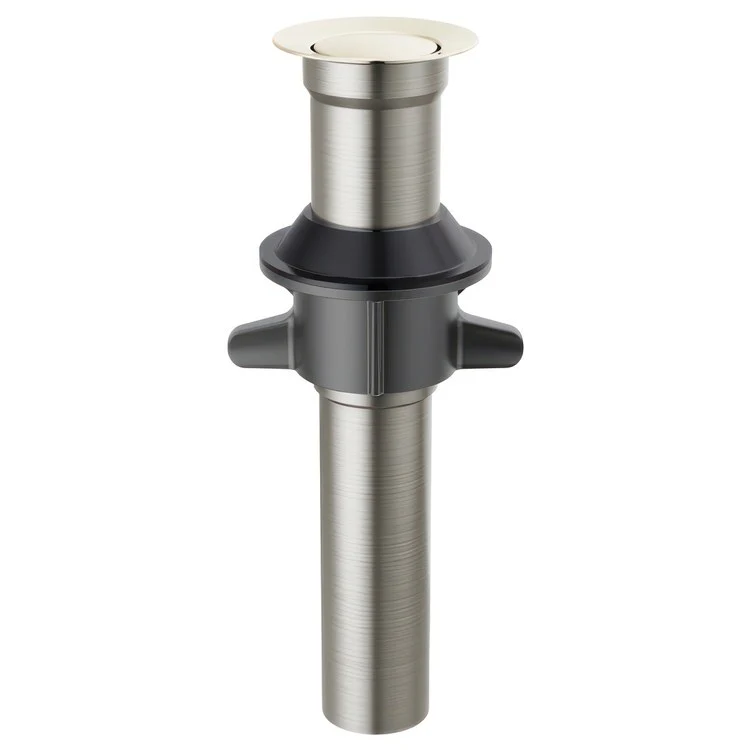 Pop-Up Drain Metal Push less Overflow 7-15/16 Inch Chrome Metal for Sinks less Overflow - Frankwebs