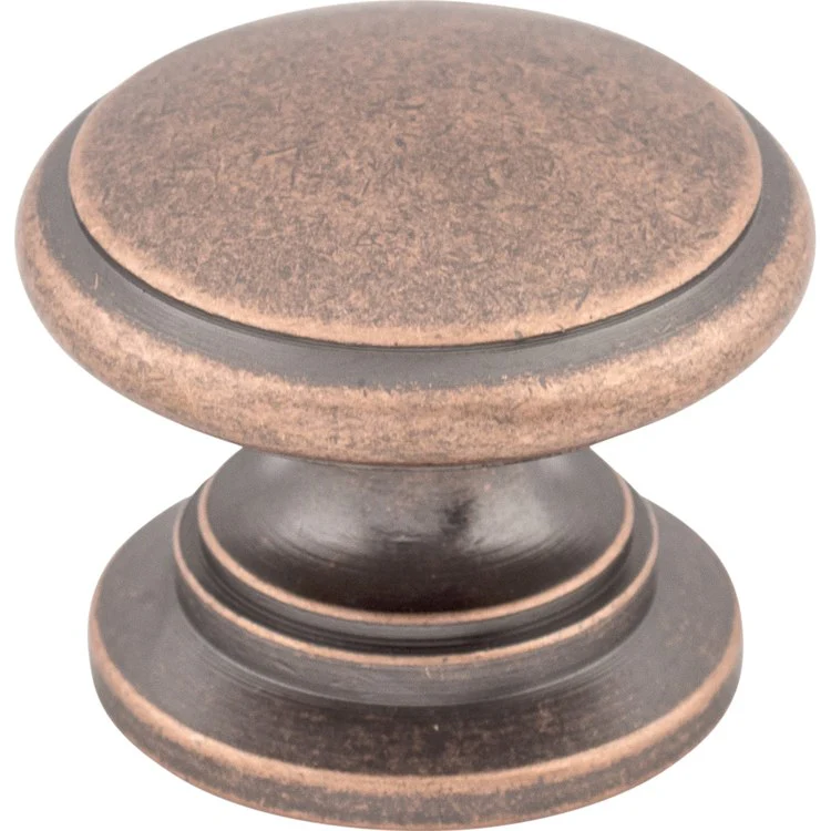 Knob Somerset Ray Round Antique Copper Zinc Alloy 1-1/4 Inch 1 Inch - Frankwebs