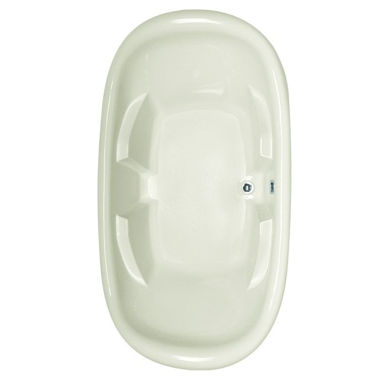 Air Tub Designer Collection Natalie Drop-In Bone Oval 8 Jet Acrylic 78 x 44 x 24 Inch - Frankwebs