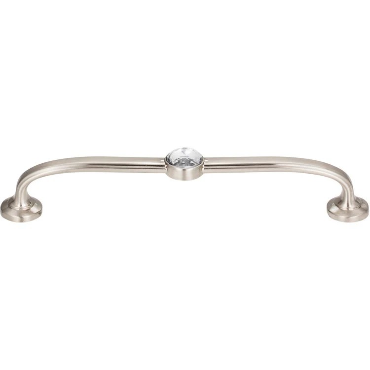 Drawer Pull Atlas Legacy Crystal Bracelet Brushed Nickel Zinc Alloy 5-1/16 Inch - Frankwebs
