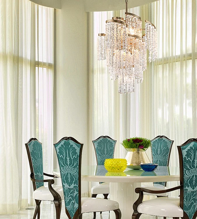 Mont Blanc Nine-Light Chandelier - Frankwebs