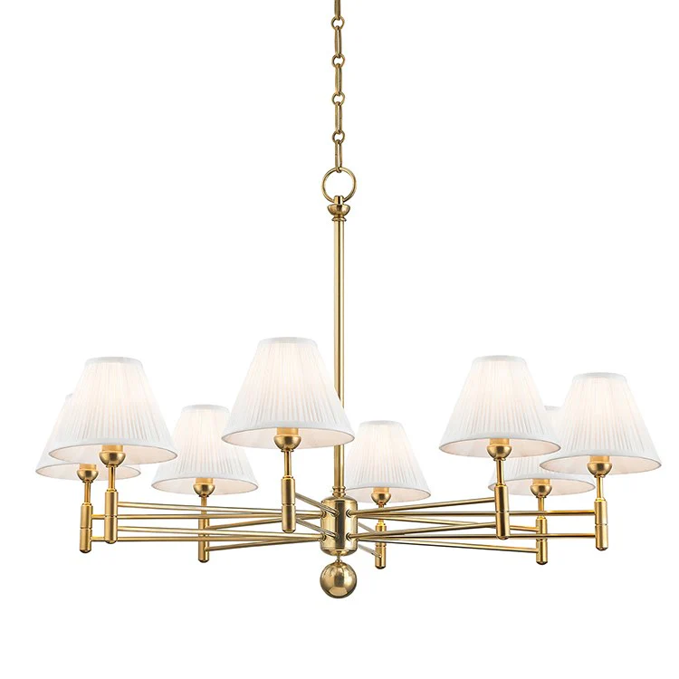 Classic No.1 Eight-Light Chandelier by Mark D. Sikes - Frankwebs