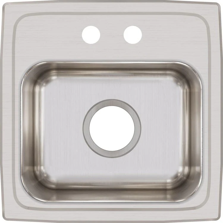 Hospitality Sink 15 x 15 Inch Single Bowl 2 Hole Drain Size 3-1/2 Inch Bowl Dimension 12 x 9-1/4 x 7 Inch - Frankwebs