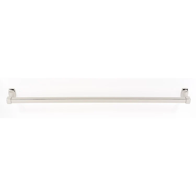 Towel Bar Cube Bath 30 Inch Polished Nickel Brass 3-1/16 Inch - Frankwebs