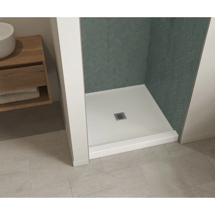 Shower Base B3X Alcove Stabili-T White 36 x 36 Inch Acrylic - Frankwebs