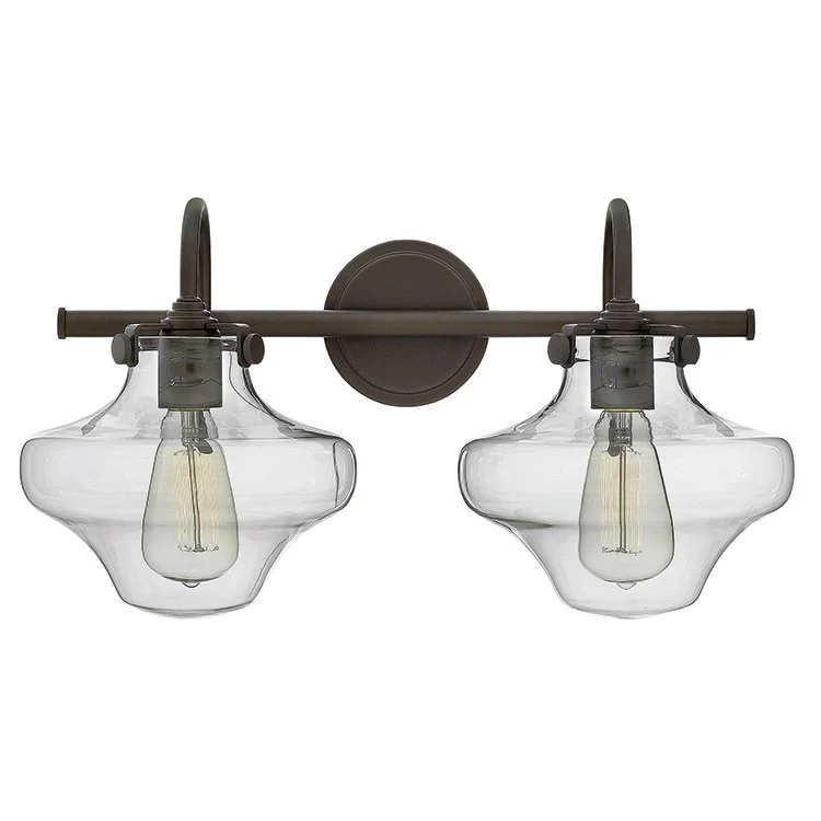 Congress Two-Light Bathroom Lighting Fixture - Frankwebs