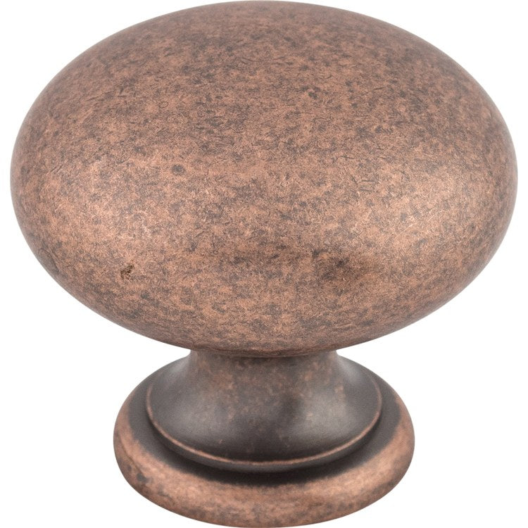 Knob Somerset Mushroom Round Brushed Bronze Zinc Alloy 1-1/4 x 1-1/4 x 1-1/8 Inch 1-1/8 Inch - Frankwebs