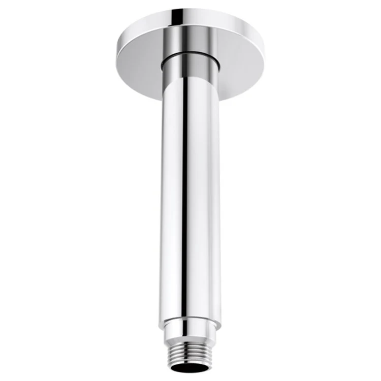 Shower Arm Kintsu with Round Flange Brilliance Luxe Gold 6 Inch 1/2
