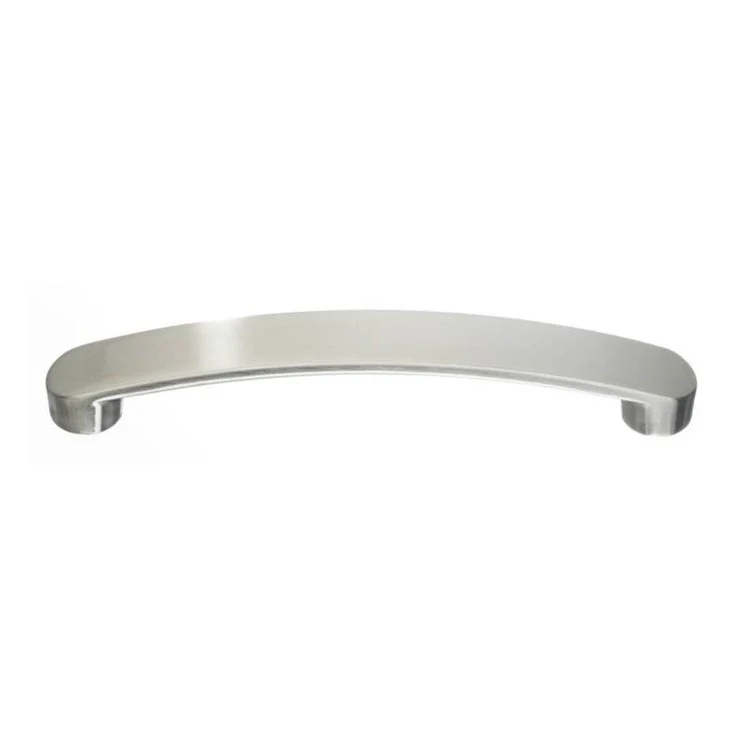 Pull Arch Handle Brushed Nickel Zinc 5 Inch Center to Center 5-1/4 x 1/4 x 1 Inch - Frankwebs