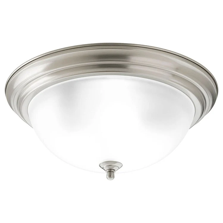 Melon Three-Light Flush Mount Ceiling Light with Etched Glass - Frankwebs