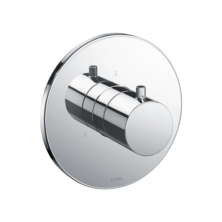 Diverter Trim Round 3 Way Polished Chrome 1 Knob for Requires Valve TBN01103U - Frankwebs