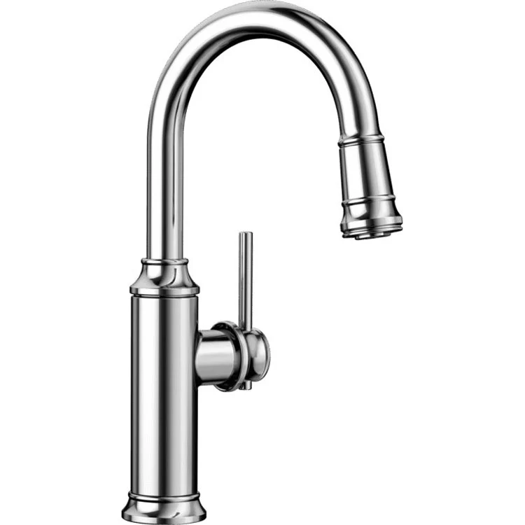 Empressa Single Handle Pull Down Bar/Prep Faucet - Stainless Steel - Frankwebs