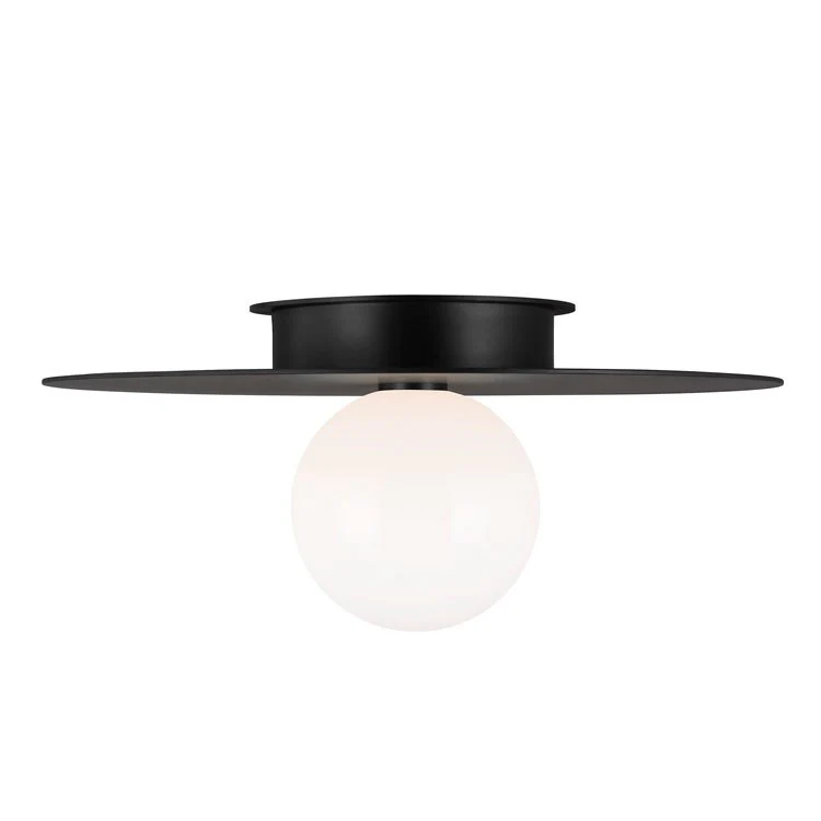 Nodes Single-Light Large Flush Mount Ceiling Fixture by Kelly - Frankwebs