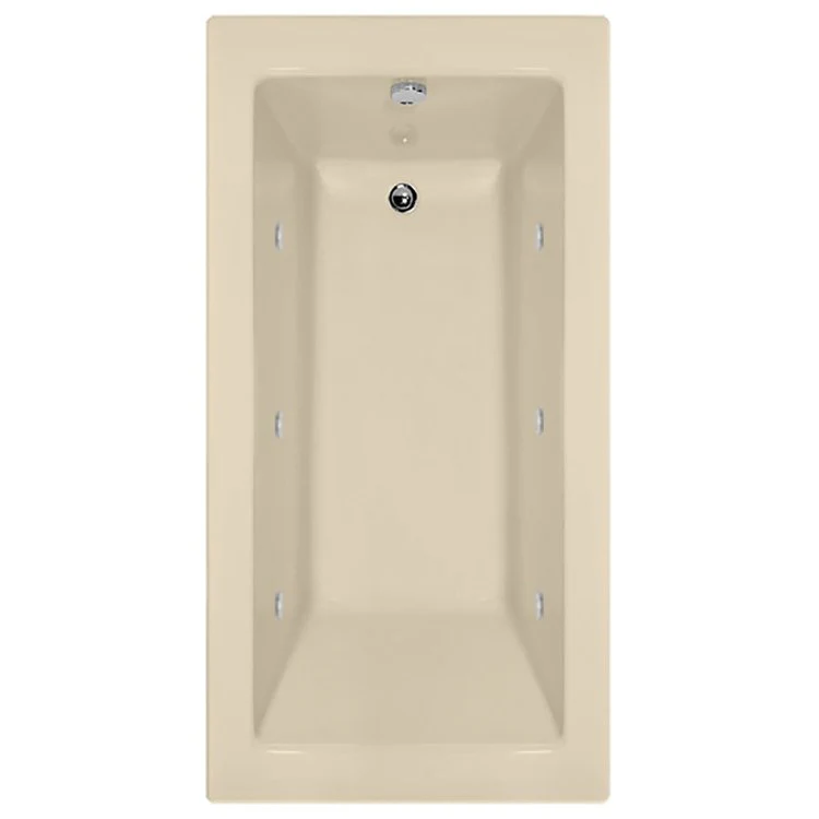 Combination Tub Designer Collection Sydney 60 x 32 x 17 Inch Right Hand Drain Biscuit Rectangle - Frankwebs