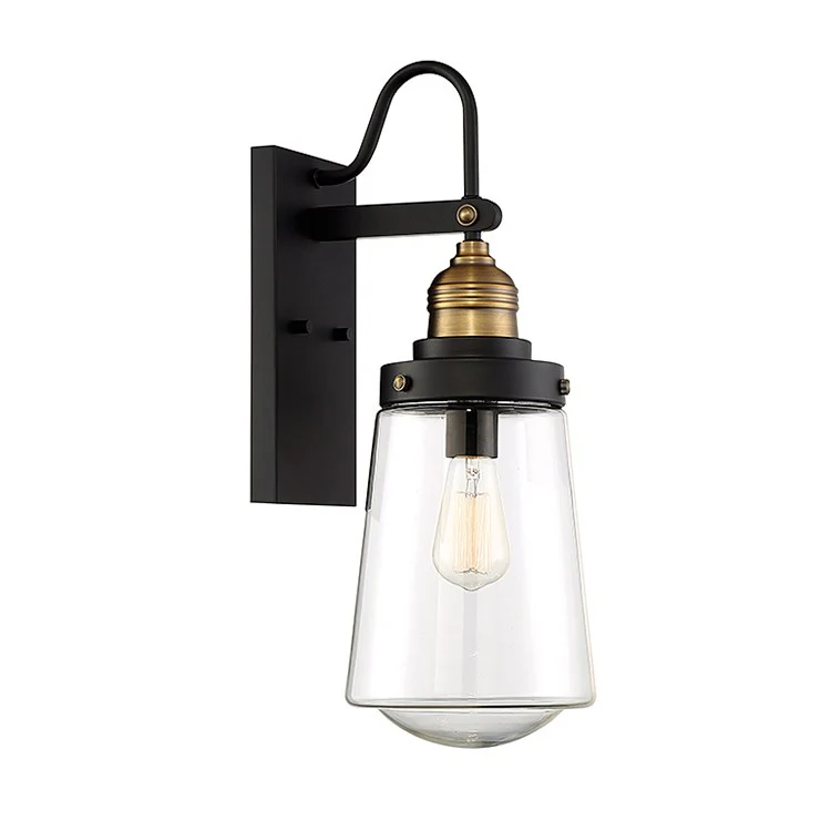 Macauley Single-Light Outdoor Wall Mount Sconce - Frankwebs