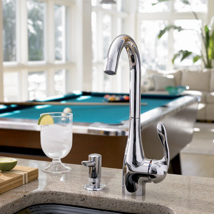 Allegro E Single Handle Single-Hole Bar/Prep Faucet without Drain - Frankwebs