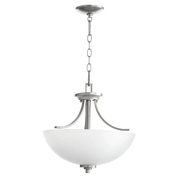Reyes Three-Light Convertible Semi-Flush Mount Ceiling Fixture/Pendant - Frankwebs
