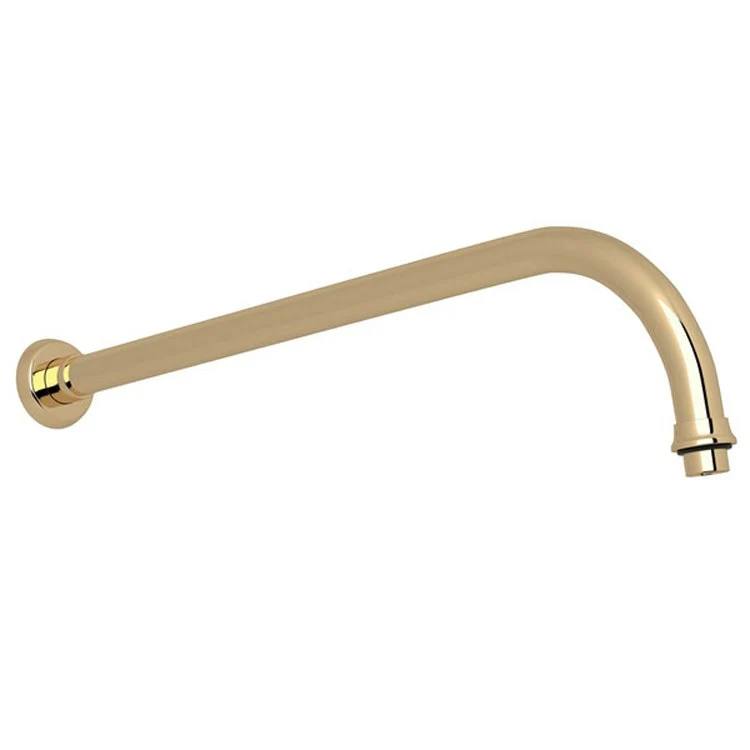 Shower Arm Holborn Polished Chrome 15 Inch 1/2IN Male Inlet & 1/2IN Male Outlet Brass Wall Mount - Frankwebs