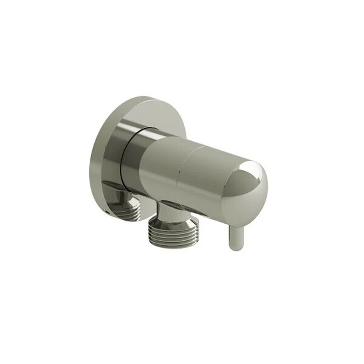 Handshower Elbow Outlet with Shut-Off Valve 2-5/8 Inch Brass Chrome 1/2 Inch - Frankwebs
