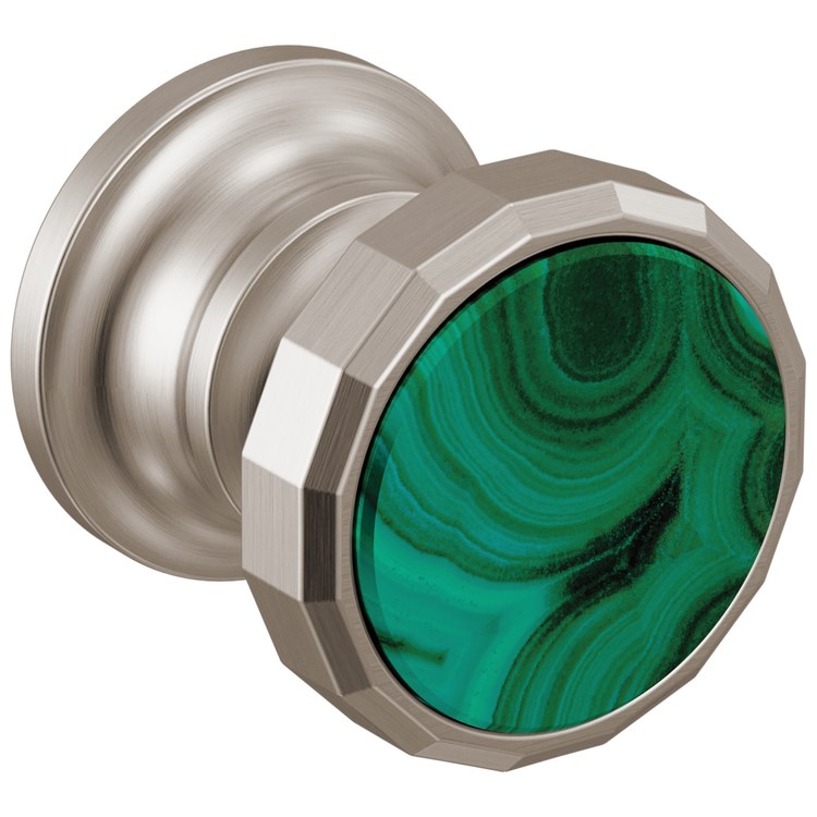 Handle Kit Beauclere 2 Wheel Brilliance Black Onyx/Malachite Inlay for Wall Mount Lavatory Faucet - Frankwebs