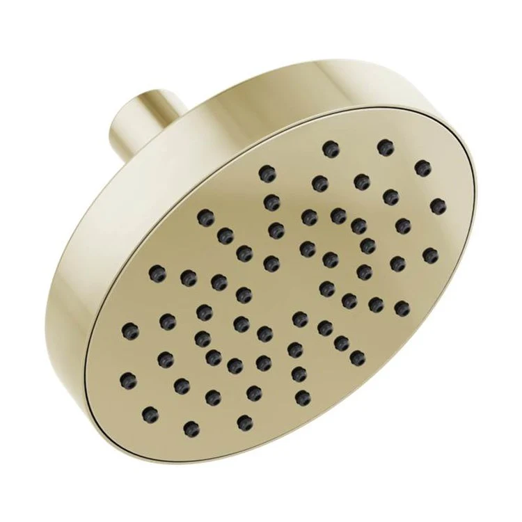 Showerhead Universal Showering 1 Function Wall Mount Brilliance Polished Nickel 5 Inch 1.75 Gallons per Minute Linear Round Full Spray - Frankwebs