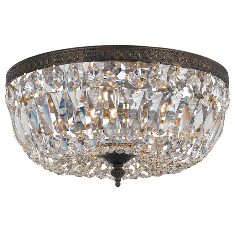 Three-Light Flush Mount Ceiling Fixture - Frankwebs