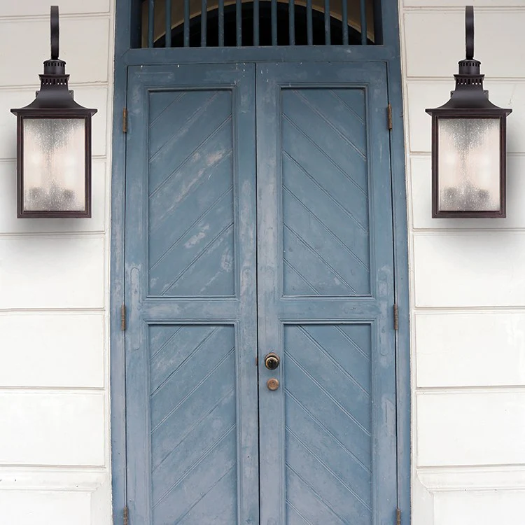 Monte Grande Three-Light Outdoor Wall Mount Lantern - Frankwebs