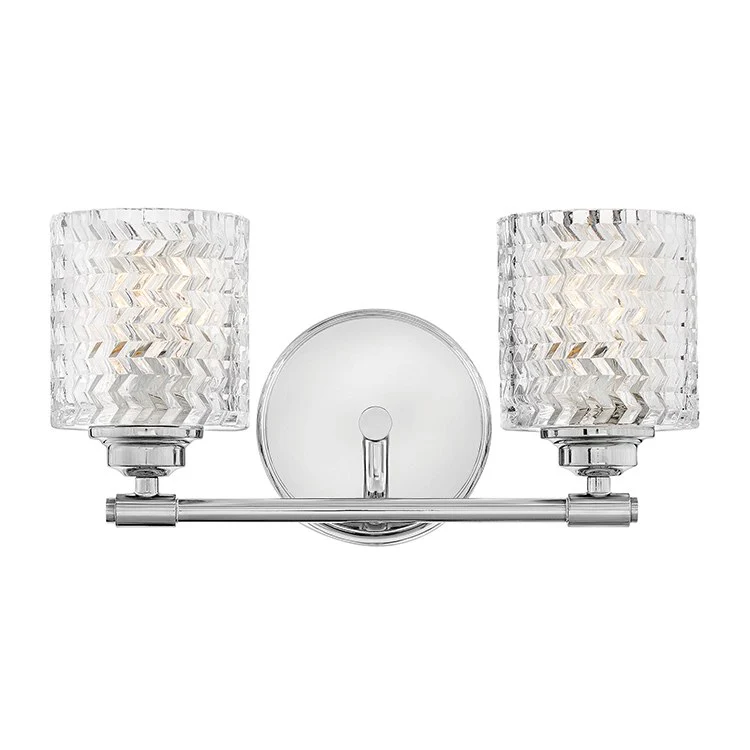 Elle Two-Light Bathroom Vanity Fixture - Frankwebs