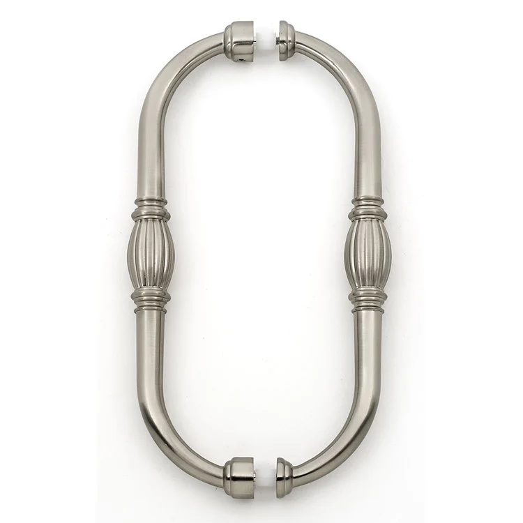 Pull Tuscany Back to Back Satin Nickel Brass 8 Inch 8-3/4 Inch 1-5/8 Inch - Frankwebs