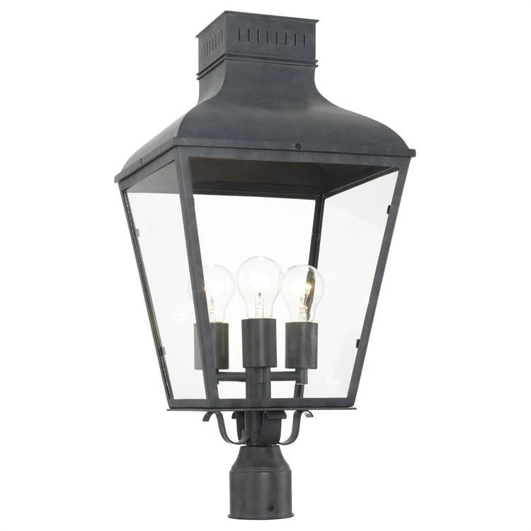 Dumont Three-Light Outdoor Post Lantern - Frankwebs