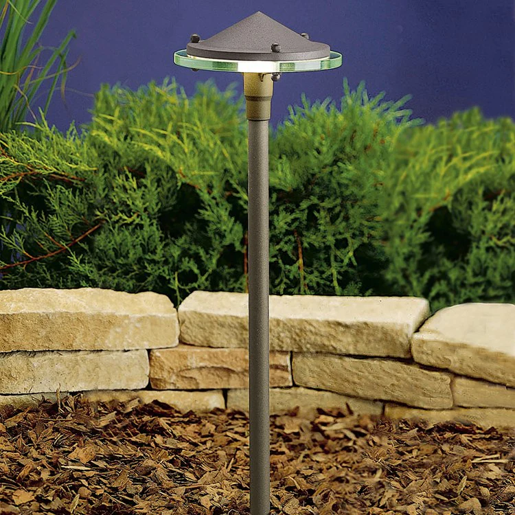 Glass & Metal Single-Light 12-Volt Path Landscape Light - Frankwebs