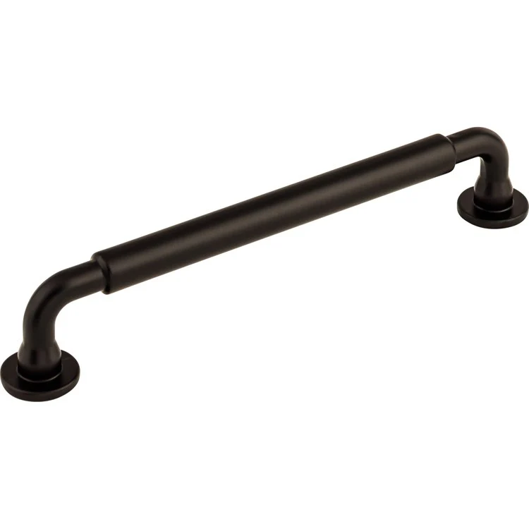 Pull Serene Lily D Handle for Decorative Hardware Flat Black Zinc Alloy 6-5/16 Inch - Frankwebs