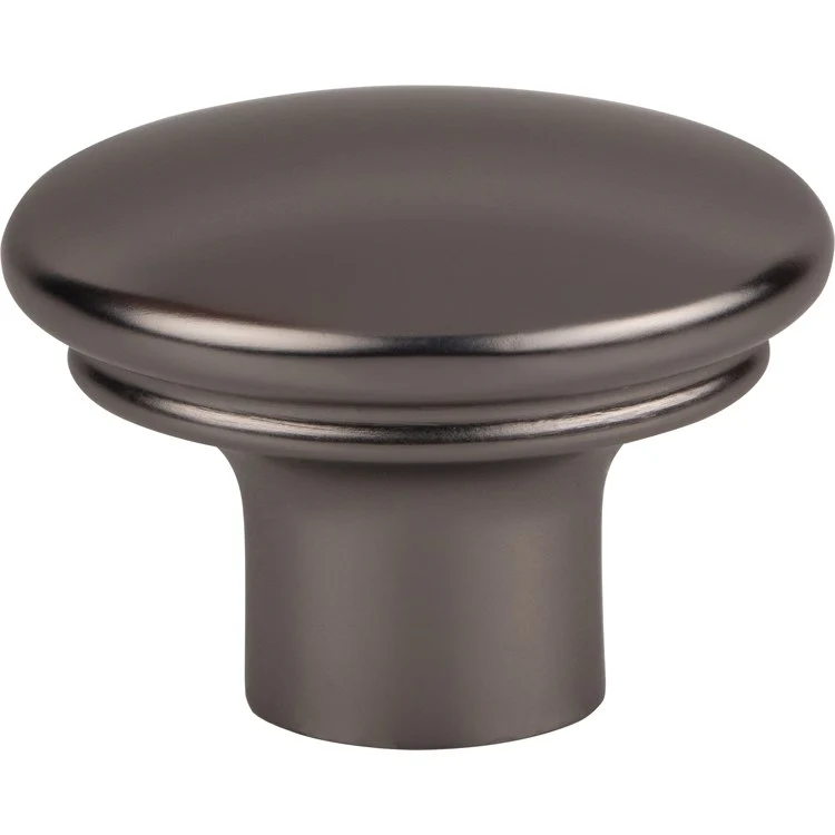 Knob Ellis Julian Oval Polished Nickel Zinc Alloy 1-1/4 Inch - Frankwebs