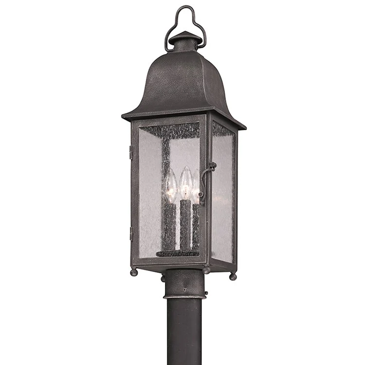 Larchmont Three-Light Outdoor Post Lantern - Frankwebs