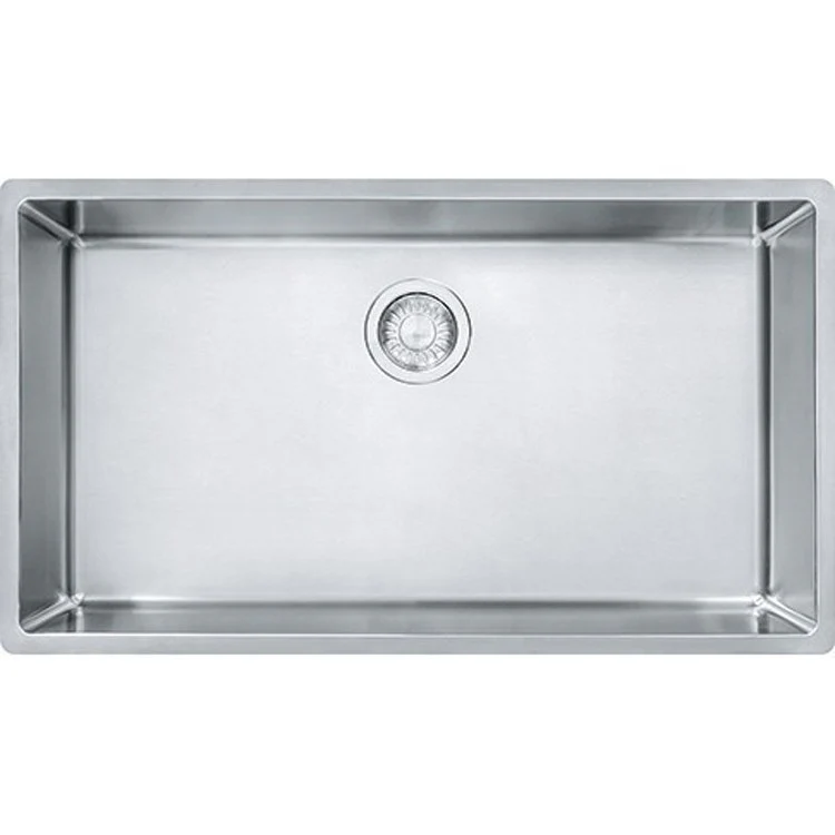 Kitchen Sink Cube 31-1/2 x 17-3/4 Inch Single Bowl Stainless Steel Undermount Rectangle - Frankwebs