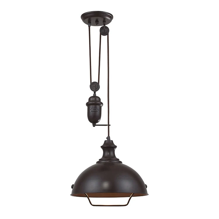 Farmhouse Single-Light Adjustable Pendant - Frankwebs